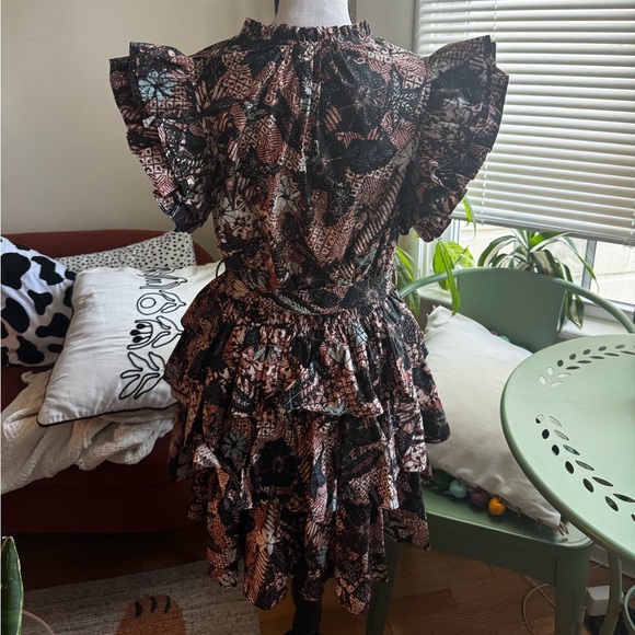 Ulla Johnson Ruffle Mini Dress - Picture 2 of 4